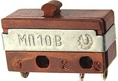 KP12a Микропереключатель МП9 (on)-(off) 3pin, 7х20х10 мм, 