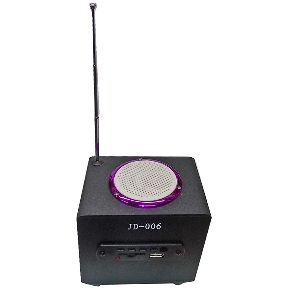 Мультимедиа проигрыватель с радио JD-006 2x2.7W, 5v пит., радио, MP3