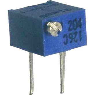Резистор подстроечный 20к 0.5 Вт многооборотный 3266P, 
