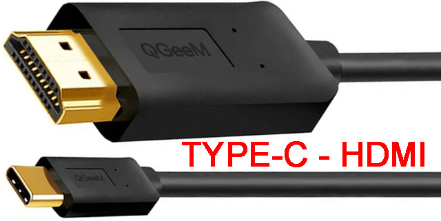 826с Шнур-конвертор TYPE-C - HDMI 1.8м, 