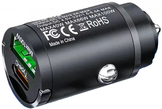  USB- USB-A + USB-C 100W 