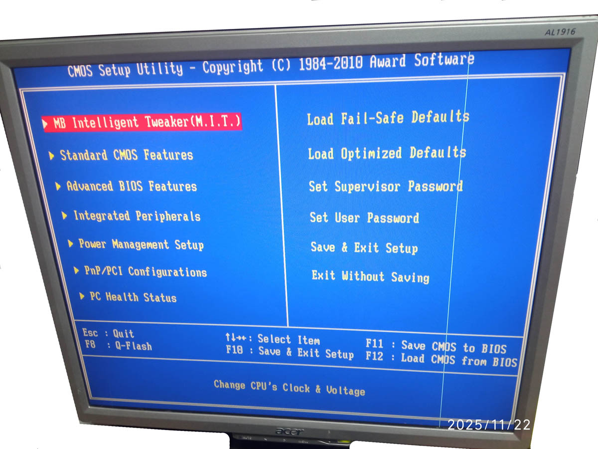 ������� ACER AL1916C ������� �����������