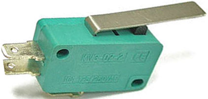 KP16 Микропереключатель MSW-02B (on)-(off) с рычагом 3pin, 10х28х16 мм, 