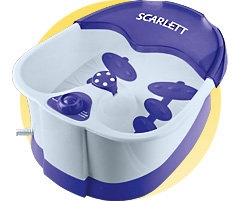 Массажная ванночка SCARLETT SC-208 85 ватт, вибрация, пузырьки.