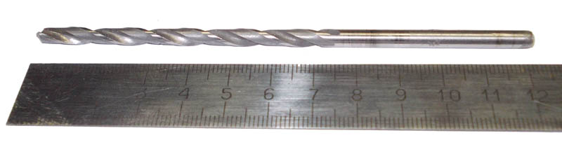 Сверло спиральное Ф4.5 мм длинное СССР Цена за 1 шт.
