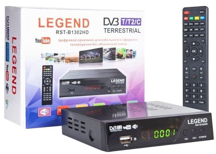 Цифровой ТВ-тюнер LEGEND RST-B1302HD DVB-T2