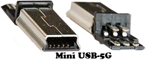 U82 Штекер Mini USB-5G, 