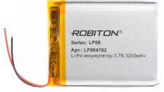 Аккумулятор 3.7В 3200мАч ROBITON LP884762