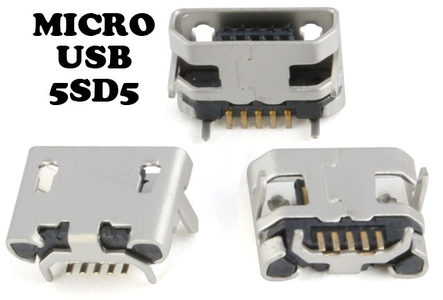 U35  Micro USB B-5SD5   (SMD) 