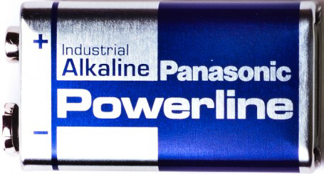 Батарея щелочная PANASONIC Powerline Industrial 6LR61ADSR1 9v, 