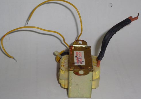 Трансформатор 220-> 10v 0,5 A с термопредохранителем со шнуром 220 