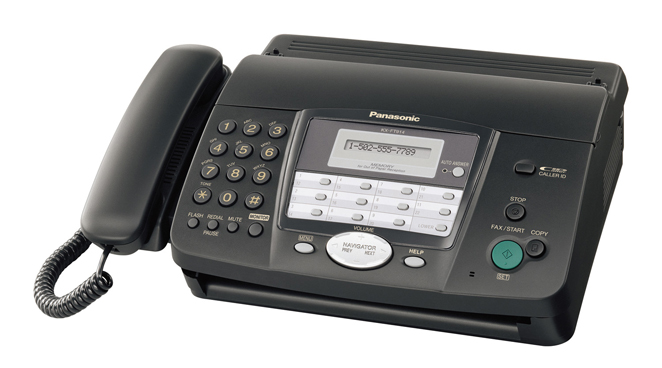 Факс PANASONIC KX-FT904 б/у, с авторезчиком бумаги.IP-телефония, Caller-ID