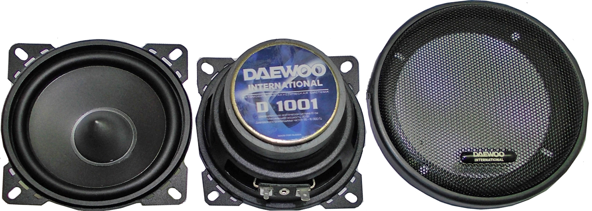 Автодинамики DAEWOO D-1001 10 см 30 Вт, 95-16 кГц, 4 Ом