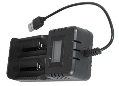 �������� ���������� RUICHI S18656 ��� Li-ion 18650, 26650, 16340 4.2� 2.4A �� USB, 2 ������, 