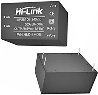   5v 1.0a 5W 38x25x22  Hi Link HLK-5M05   , ,  