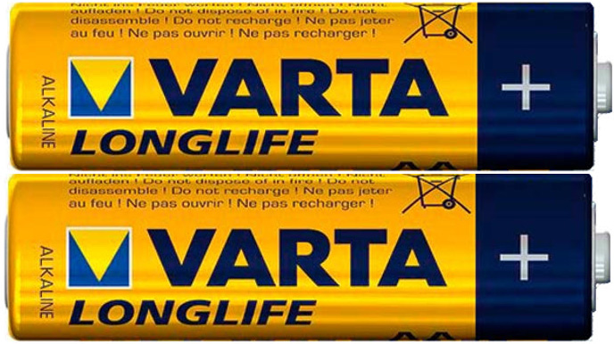Элемент питания щелочной VARTA (4106) LONG LIFE LR6 AA 1.5v, 1шт. 