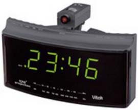 Радиочасы Vitek VT-3508, c лазерным проектором часов. !! хрустит регулятор громкости !!
