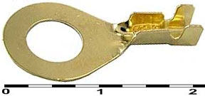 G045 Кольцо О 12x6,2мм (t-0,5 мм), под пайку/обжим 1-4мм2, голое DJ431-6A,B,C,D 