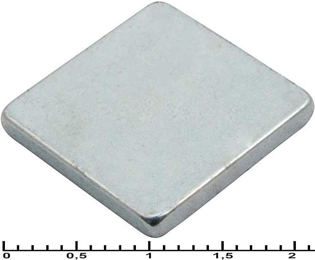 Магнит квадратный 15x15x2 мм N35 