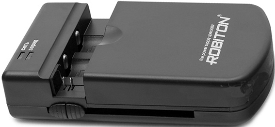 Зарядное устройство ROBITON SmartCharger-IV. AA, AAA, 18650, 14500, 18500, 16340. Вход 100-240В, 12В ВС. Выход Li-ion: 4,2-4,2В/ 8,4-8,6В 0,6А; Ni-Mh/ Ni-Cd: 2x1.4В 0,6А; USB 5В 0,6А 
