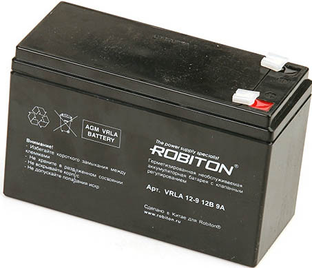 Аккумулятор ROBITON VRLA 12-9 12v 9Ah 