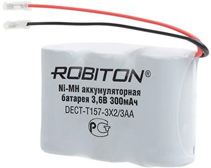Аккумулятор ROBITON T157 300mAh 3.6v для радиотелефона 