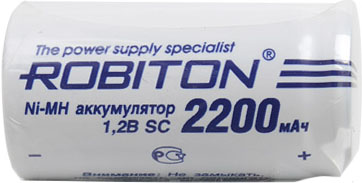  SC 2200mAH 1.2v NiMh ROBITON,   1., 