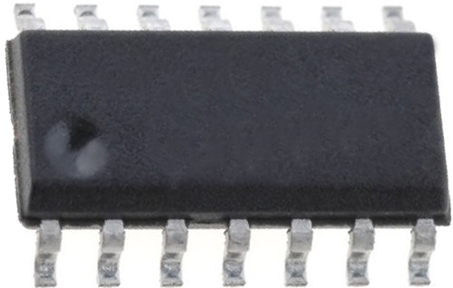 Микросхема TL084CD SO14 Универсальный 4-х канальный операционный усилитель с полевым входом 