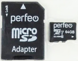   microSD 64 Gb 10 class PERFEO  