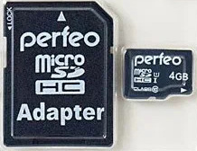   microSD 4 Gb 10 class PERFEO   SD