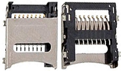 L70a Держатель microSD карты SMD 8pin cap fix 