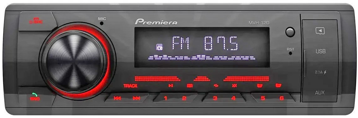  MP3 PREMIERA MVH-120 4*55W USB, MP3, FLAC, BT, WMA, FM
