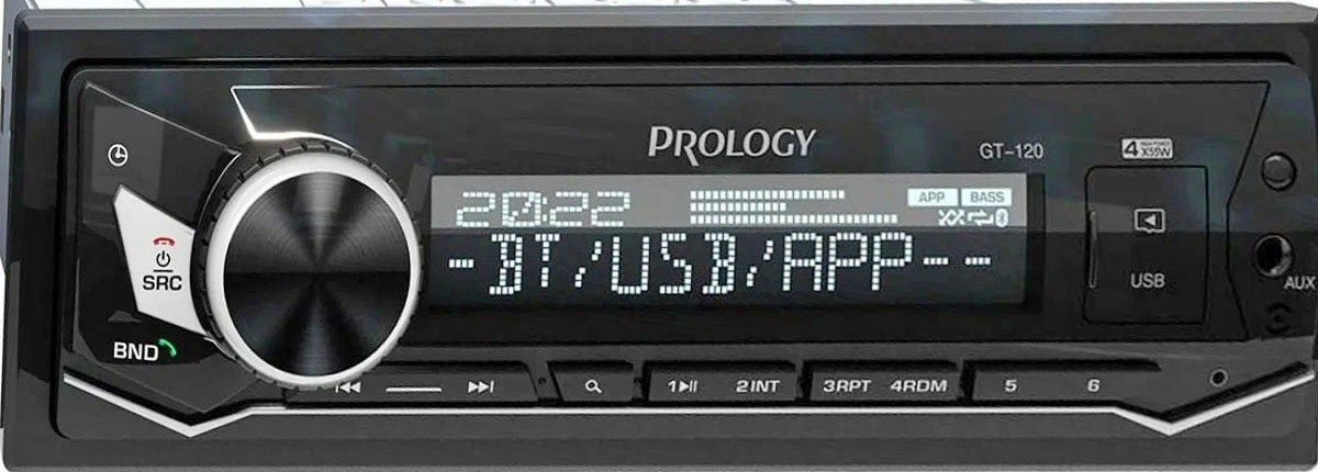  MP3 PROLOGY GT-120 4x55  / BT/ USB/ SD/ AUX/ FM/ 4RCA  