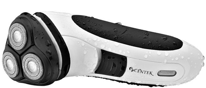 Электробритва CENTEK CT-2157 роторная система, сухое / влажное бритье, работает и от сети и аккумулятора (до 60 мин), 3 бритвенные плавающие головки, водонепроницаемый корпус, встроенный триммер