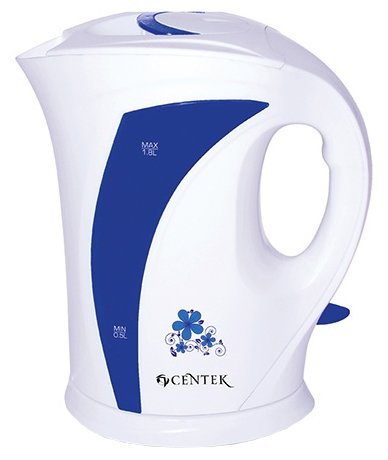 Чайник CENTEK CT-0030 ''Улитка'' 1.8л, 2200 Вт, пластмассовый корпус