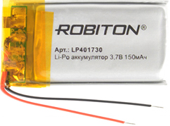 Аккумулятор 3.7В 150мАч ROBITON LP401730 