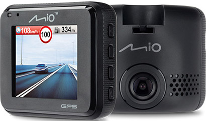 Видеорегистратор MIO MIVUE C333 GPS, 2Mpix 1080х1920, обзор 130°, экран 2'', микрофон, датчик удара (G-сенсор)