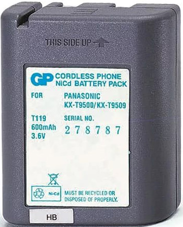 Аккумулятор GP T119 для радиотелефона, 
