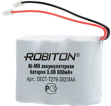 Аккумулятор ROBITON T279 600mAh 3.6v для радиотелефона, 