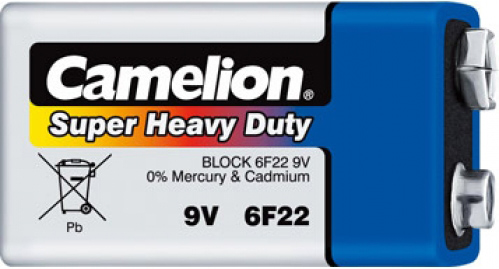 Батарея солевая CAMELION 6F22 