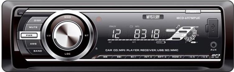  MP3 MYSTERY MAR-877U 4x50 / USB/ SD/ AUX/ FM/ 2RCA  