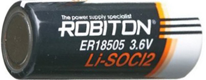 Элемент пит литиевый ROBITON ER18505 3.6v плоские контакты ЦЕНА 1 ШТУКУ! 