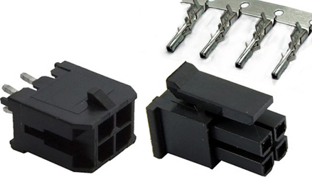 H151 Комплект митниатюрных разъемов DC 4-pin MMF-2x2S+MMF-2X2F+pitch 3/0mm без проводов 
