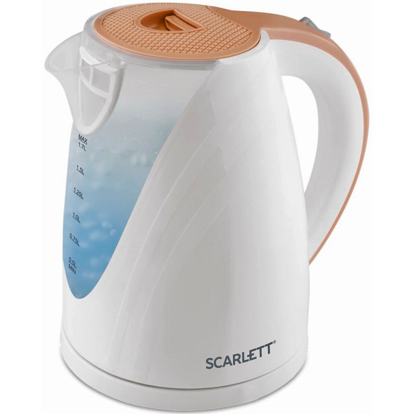 Чайник SCARLETT SC-EK18P43 1,7л, 1850-2200W, пластик, вращается