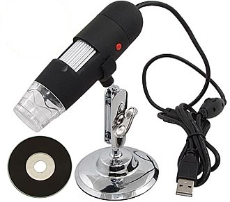 Микроскоп UM500B (640x480, 8LED, 1600x 200г USB 