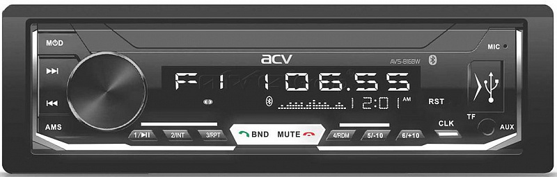  MP3 ACV AVS-817BW    4x50 / BT/ USB/ SD/ AUX/ FM  