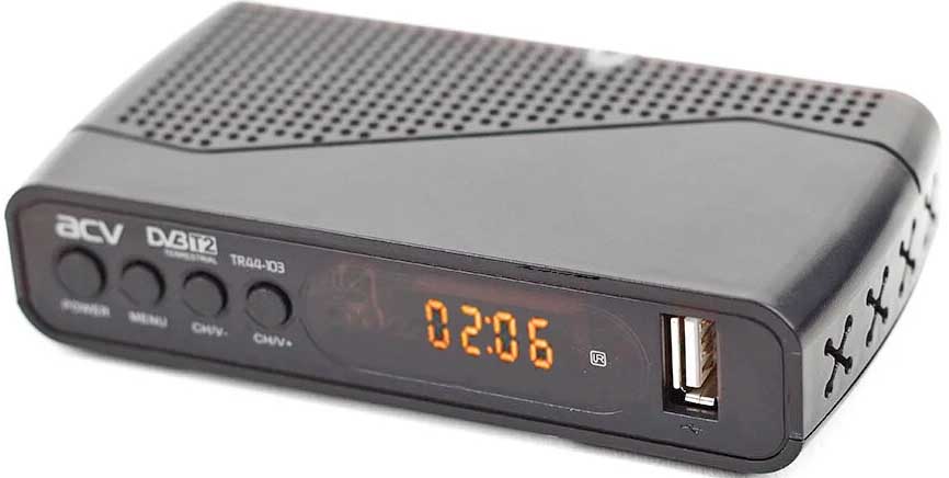  - ACV TR44-103 / DVB-T2, 720p, 1080i, 1080p  USB 2.0  HDMI, 