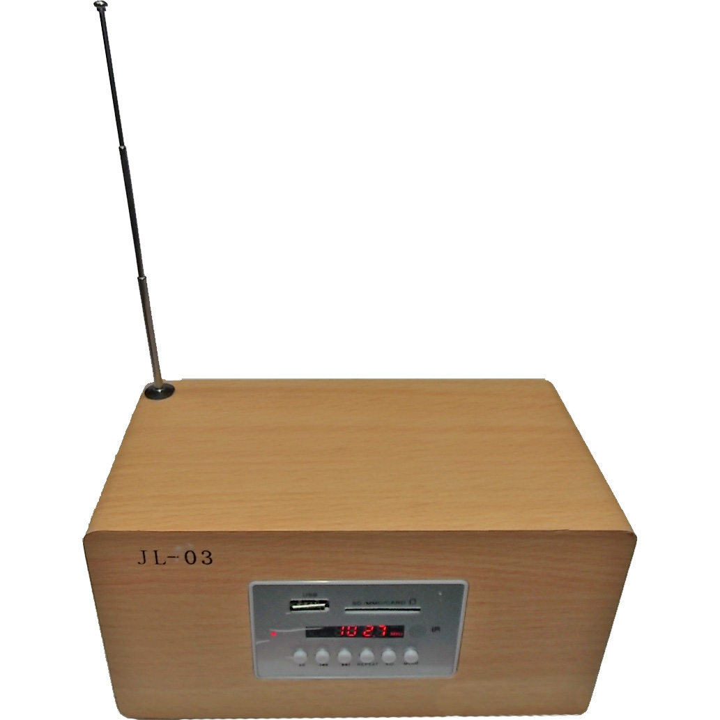 Мультимедиа проигрыватель с радио JL-03 5v пит., Li-ion аккумулятор, USB/SD/MP3