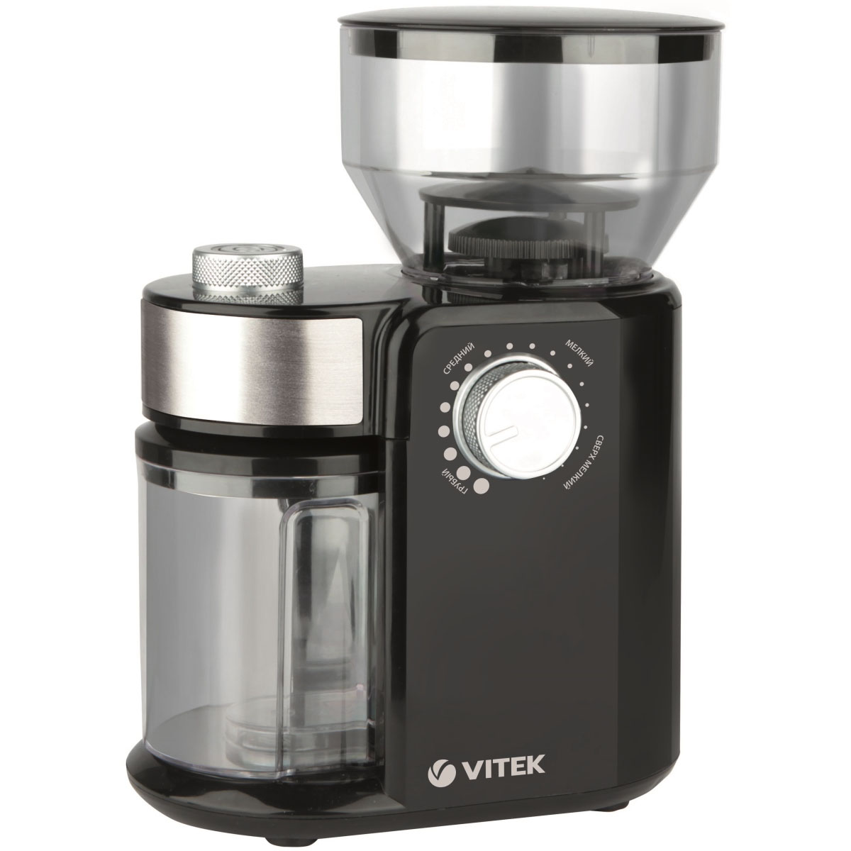 Кофемолка VITEK VT-7129 150 Вт, 240гр, 4 степени помола