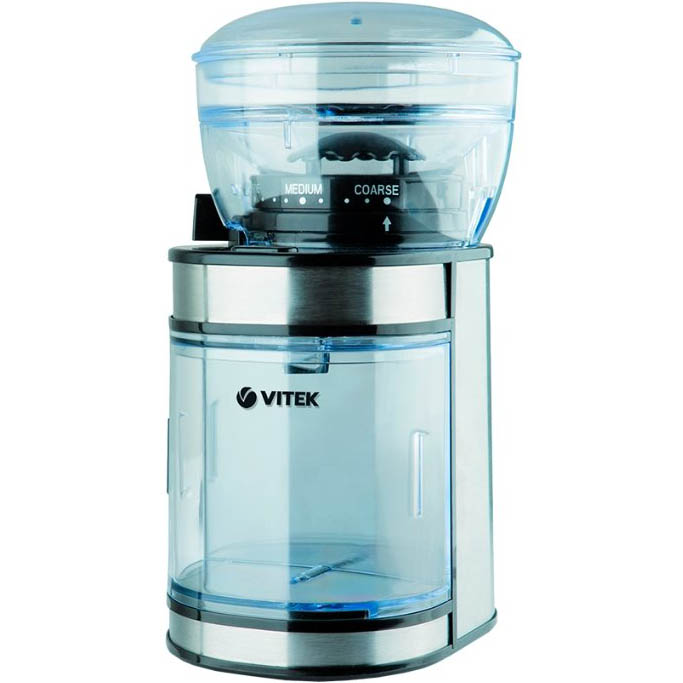 Кофемолка VITEK VT-7128 150W, 4 степени помола, на 500 грамм кофе